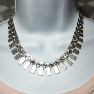 NEW Premier Designs Silver Tone Crystal Necklace